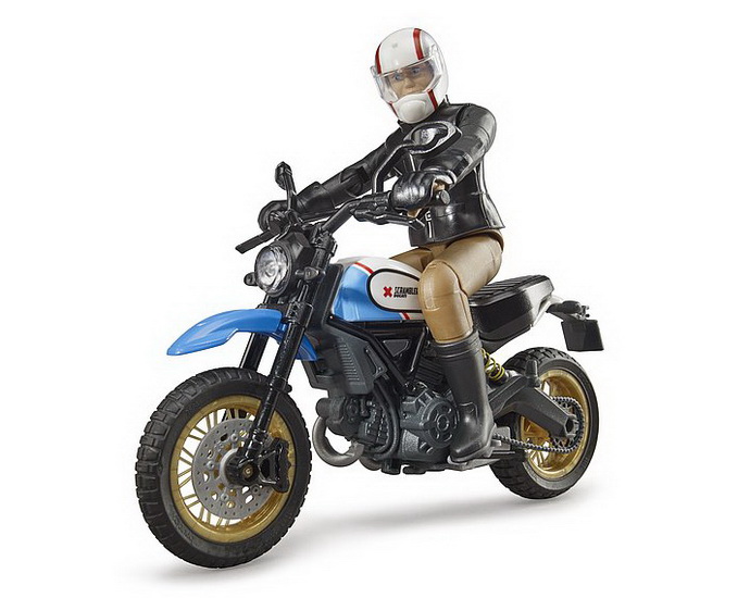 Moto Scrambler Ducati Et Motocycliste Cars And Figurines Games Toys Renaud Bray