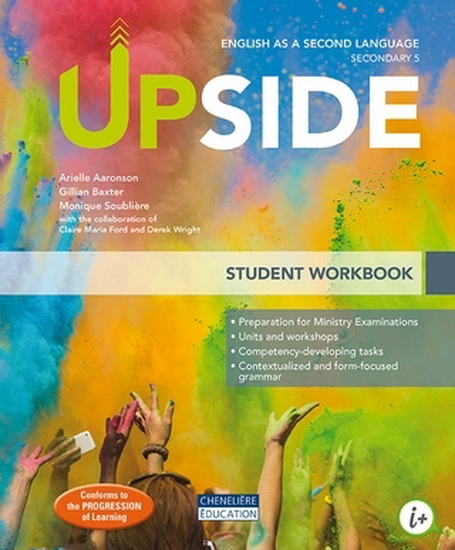Upside: English as a second language, secondary 5: Student workbook & digital version - COLLECTIF
