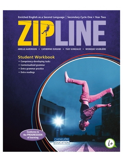 COMBO Printed AND Digital Zipline Secondary 2 Student Workbook + Interactive Workshops for 1 Year - ARIELLE AARONSON