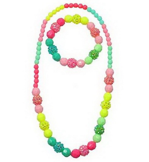 Ensemble colllier et bracelet vivant