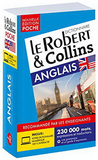 Le Robert & Collins poche anglais : anglais-français, français-anglais N. éd. - COLLECTIF