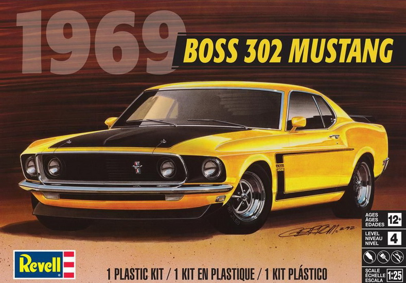 Boss 302 Mustang 1969 1/25