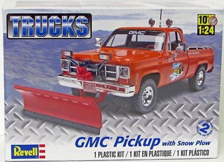 GMC Pick Up avec pelle à neige 1/24