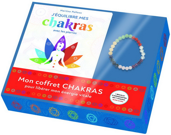J&#39;équilibre mes chakras avec les pierres Cof. - MARTINE PELLOUX