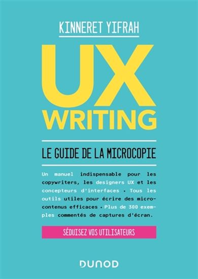UX writing : le guide de la microcopie - KINNERET YIFRAH