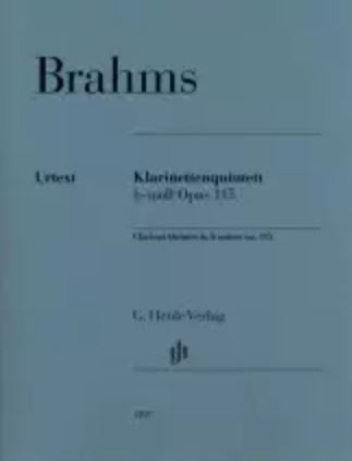 Clarinet Quintet In B Minor, Op. 115 (Clarinette, 2 Violons, Alto & Violoncelle) Partition & Parties - JOHANNES BRAHMS