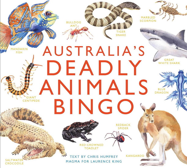 Australia&#39;s Deadly Animals Bingo - CHRIS HUMFREY - MARCEL GEORGE