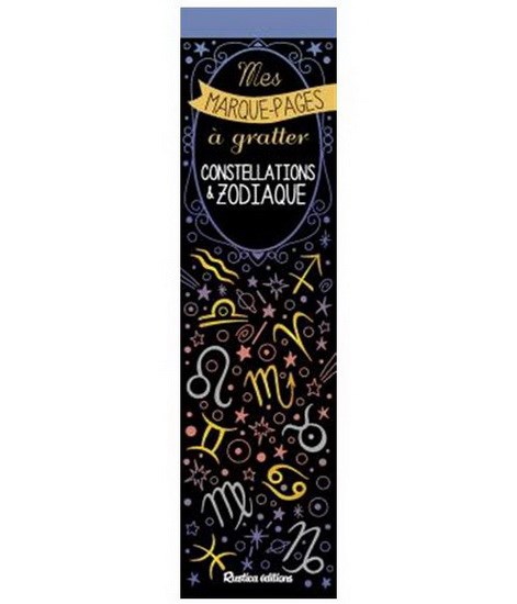 Constellations et zodiaque : mes marque-pages à gratter - MARICA ZOTTINO
