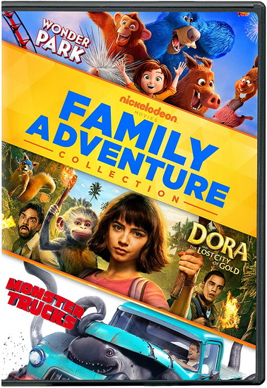 Nickelodeon Movies Family Adventure : 3-Movie Collection (Wonder Park, Dora the Lost City of Gold, Monster Trucks) - DIVERS