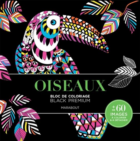 Oiseaux : bloc de coloriage - COLLECTIF