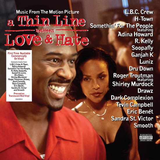 A Thin Line Between Love And Hate (Music From The Motion Picture) (2Vinyle - Édition Limitée - Rouge Translucide) - ARTISTES VARIÉS