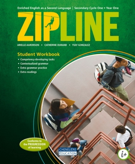 COMBO Printed AND digital Zipline Secondary 1 Student Workbook + Interactive Workshops for 1 Year - COLLECTIF