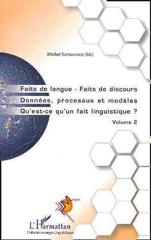 Faits de langue - faits de discours, do - COLLECTIF