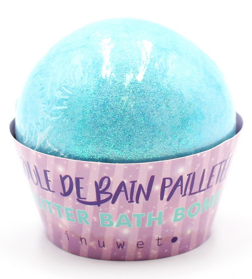 Boule pailletée effervescente - Cassis