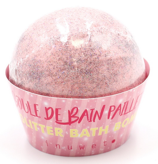 Boule pailletée effervescente - Lilas