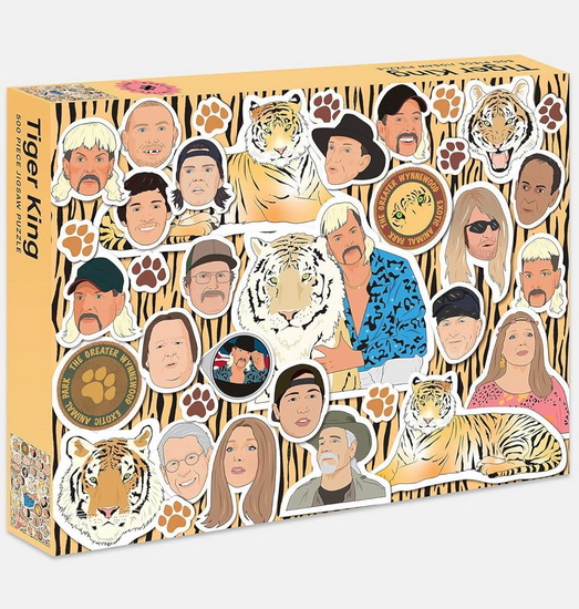 Tiger King 500 Piece Jigsaw Puzzle - CHANTEL DE SOUSA