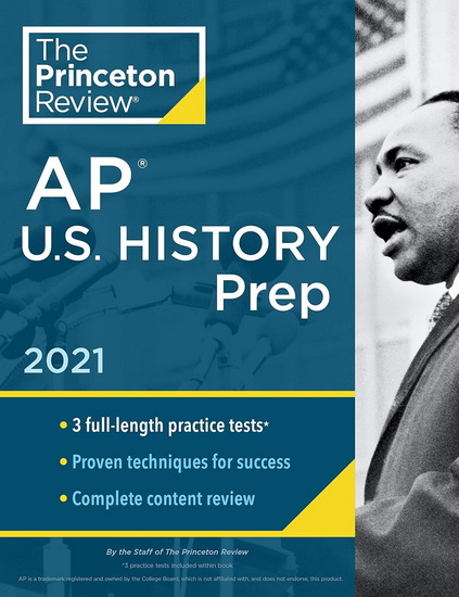 Princeton Review AP U.S. History Prep, 2021 - COLLECTIF