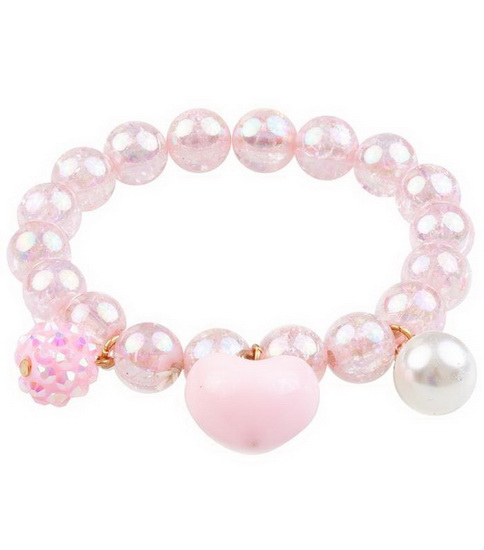 Bracelet Cœur Rose Bobble