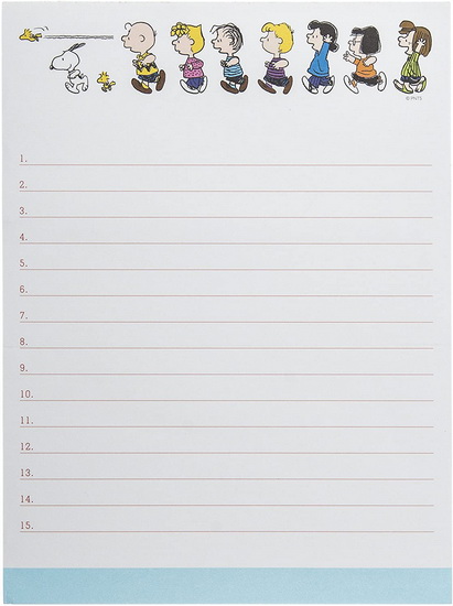Bloc-notes Snoopy et ses amis 150p