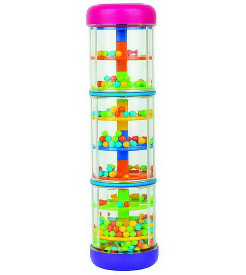 Petit bâton de pluie en matière colorée - jouet musique enfant