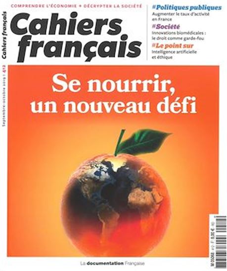Cahiers français : Se nourrir, un nouveau défi - n°412 - LA DOCUMENTATION FRANÇAISE