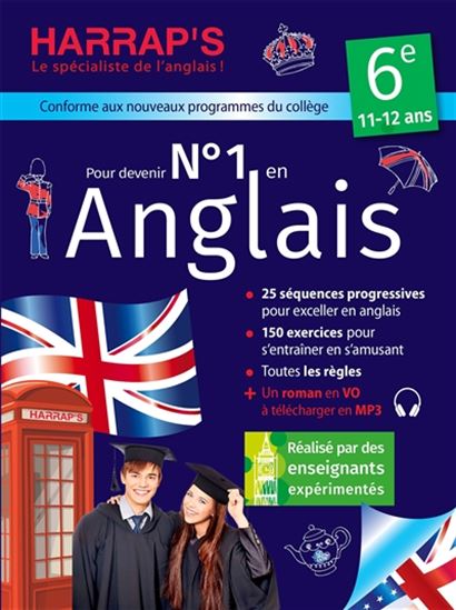 Pour devenir no 1 en anglais 6e, 11-12 ans - CÉLINE LECLERCQ