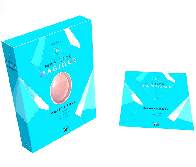 Ma pierre magique : quartz rose : amour, créativité, sérénité Cof. - MILY ROBIN