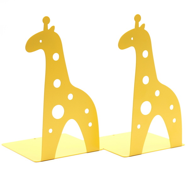 Ens. 2 appui-livres girafes