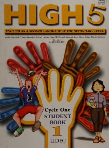High 5 : English as a second language at the secondary level : cycle one, activity book 2 - MARISE ARSENAULT