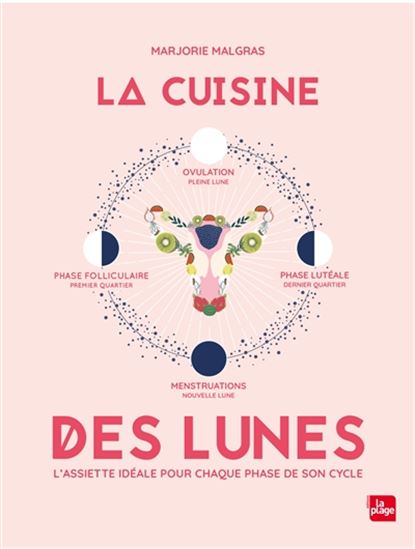 La Cuisine des lunes : l&#39;assiette idéale pour chaque phase de son cycle - MARJORIE MALGRAS