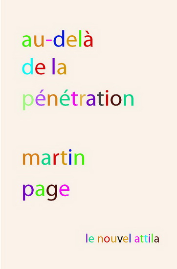 Au-delà de la pénétration - MARTIN PAGE