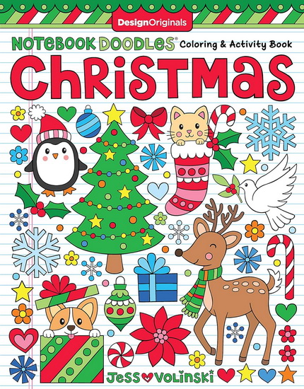 Notebook Doodles Christmas - JESS VOLINSKI