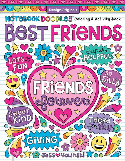 Notebook Doodles Best Friends - JESS VOLINSKI