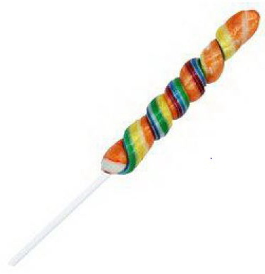 Suçon Swirl licorne arc-en-ciel