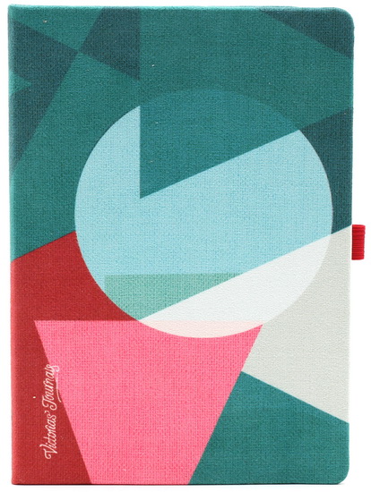 Journal ligné Géométrie rose 192p