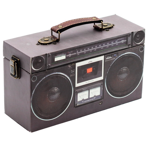 Boîte rangement avec poignée Radio