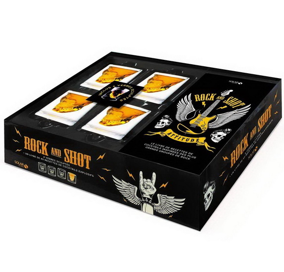 Rock and shot attitude : le livre de recettes de cocktails inspirées des plus grands groupes de rock Cof. - LIGUORI LECOMTE