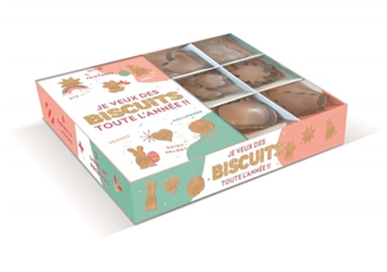 Emporte-pièce : je veux des biscuits toute l&#39;année !! Cof. - COLLECTIF