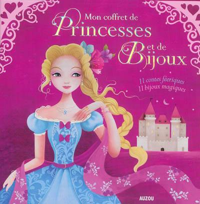 Coffret rose foncé princesses - COLLECTIF
