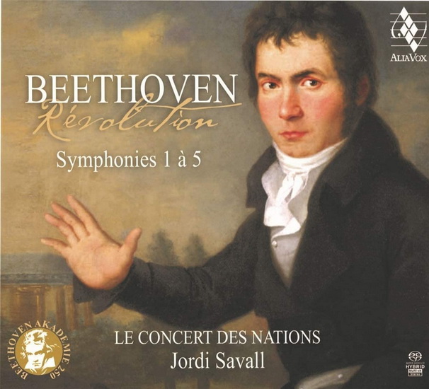 BEETHOVEN: Symphonies 1 to 5 - Révolution (3CD) - BEETHOVEN