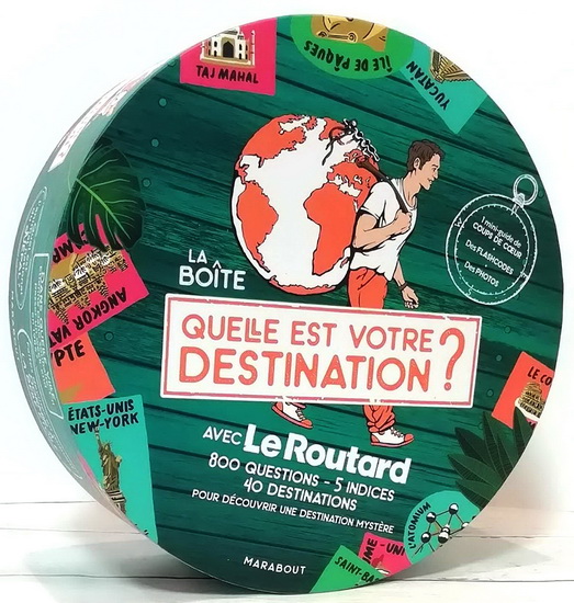 La Boîte quelle est votre destination ? : avec Le Routard : 800 questions, 5 indices, 40 destinations, pour découvrir une destination msytère N. éd. - PHILIPPE GLOAGUEN
