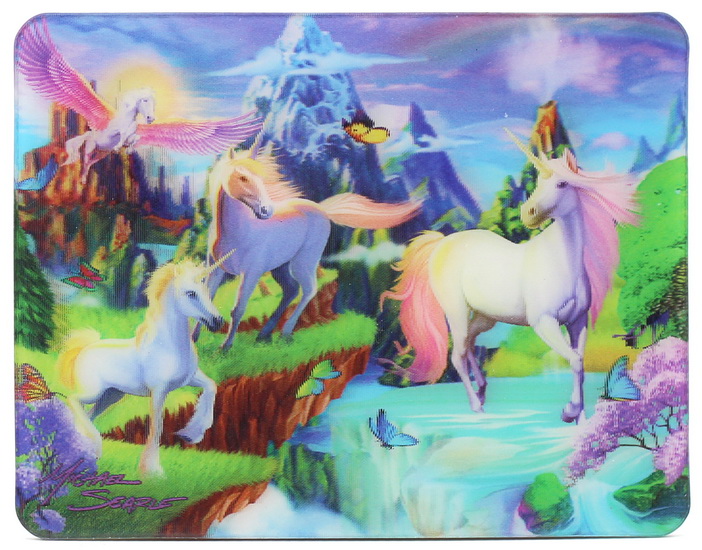 Aimant 3D Licornes enchantées