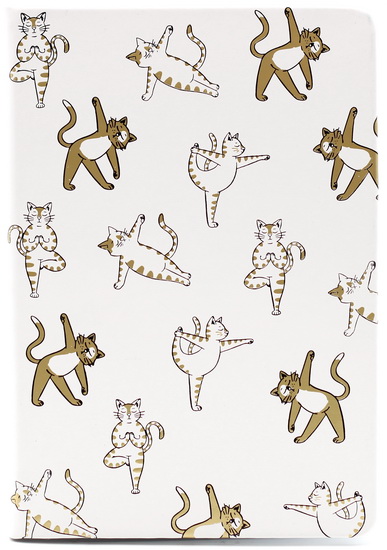 Journal ligné Chats yoga 192p