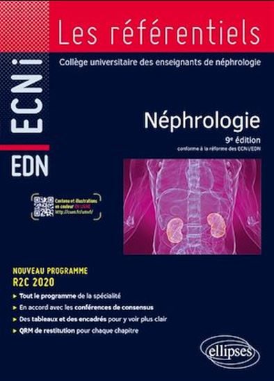 Néphrologie - 9e édition - Conforme à la réforme des ECNi - COLLECTIF