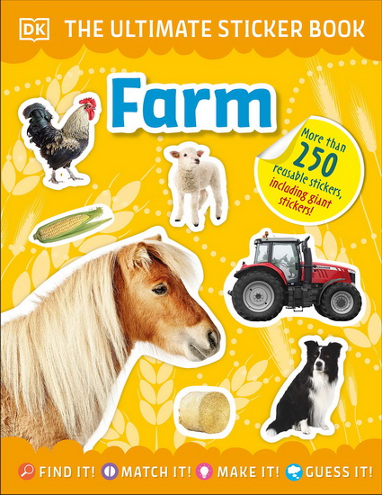 The Ultimate Sticker Book Farm - COLLECTIF