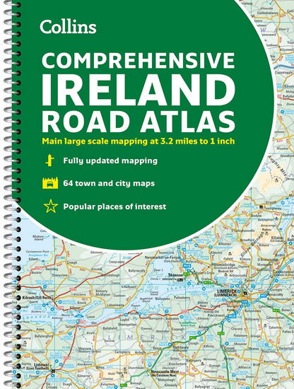 Comprehensive Road Atlas Ireland - COLLECTIF