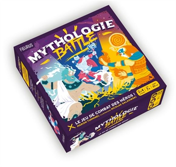 Mythologie battle : le jeu de combat des héros ! Cof. - MARION TURMINEL - NICOLAS GALKOWSKI
