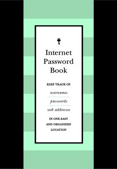 Internet Password Book: Keep Track of Usernames, Passwords, and Web  Addresses in One Easy and Organized Location (Creative Keepsakes, 9)  Hardcover – Editors of Chartwell Books