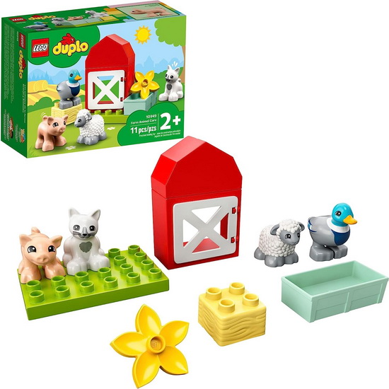 LEGO - Les animaux de la ferme - 2 à 4 ans - JEUX, JOUETS -   - Livres + cadeaux + jeux