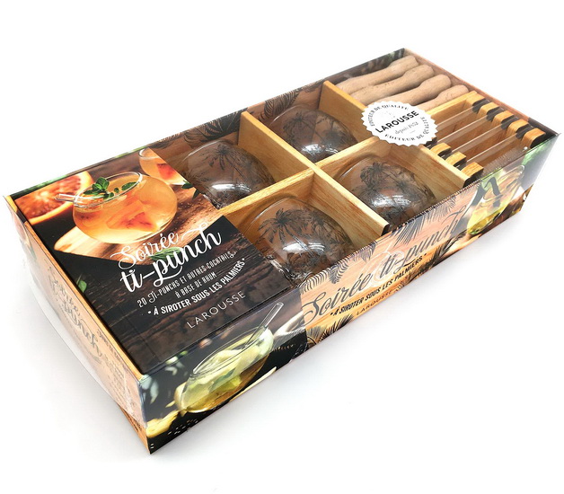 Soirée ti-punch : 20 ti-punchs et autres cocktails à base de rhum : à siroter sous les palmiers Cof. - SANDRINE HOUDRÉ-GRÉGOIRE